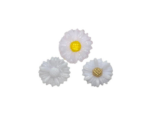 3D Mini Daisy Flower Nail Art Charms Decor for Manicure DIY Crafts Jewelry Accessories