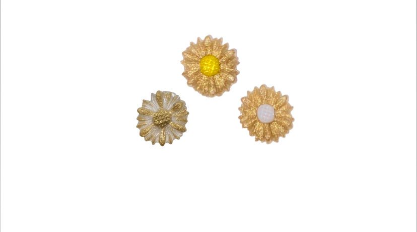 3D Mini Daisy Flower Nail Art Charms Decor for Manicure DIY Crafts Jewelry Accessories