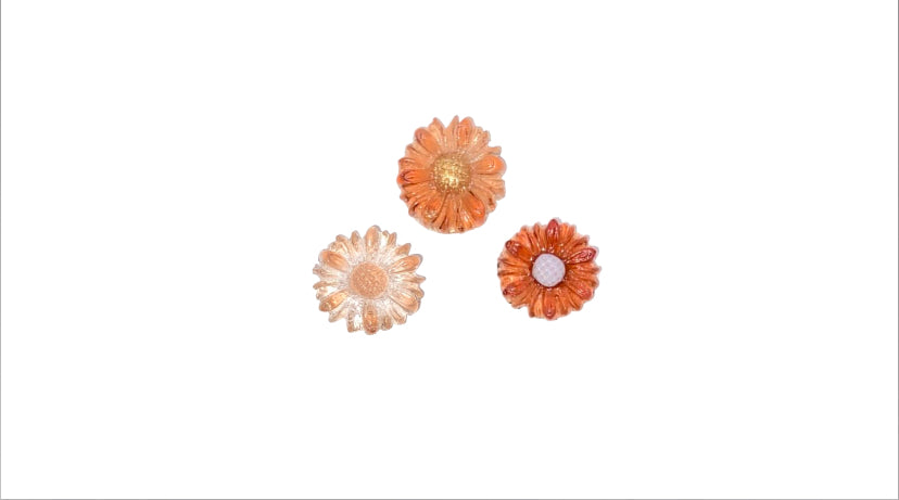 3D Mini Daisy Flower Nail Art Charms Decor for Manicure DIY Crafts Jewelry Accessories