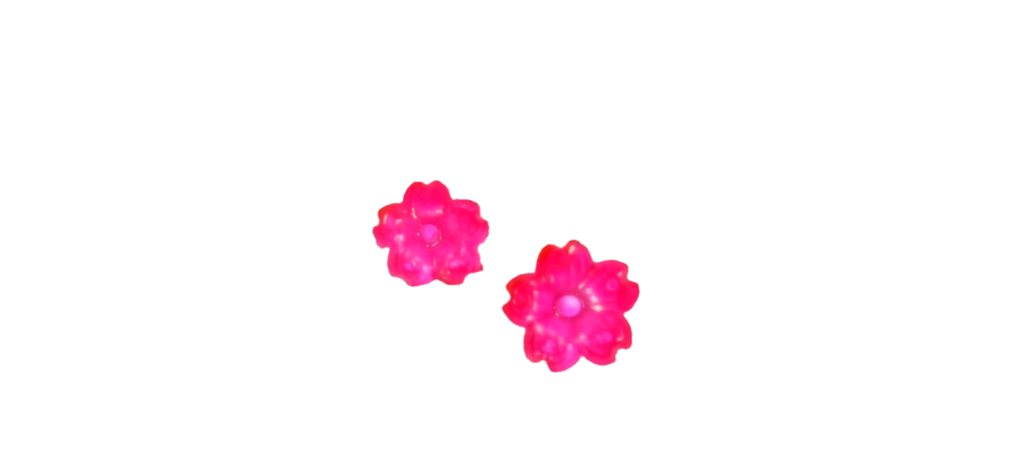 3D Mini 5 Petal Flower Nail Art Charms Decor for Manicure DIY Crafts Jewelry Accessories